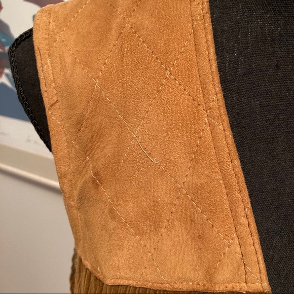 Vintage 70’s Browning Skeet/Trap Shooting Utility Field Vest Suede & Corduroy - Picture 9 of 12